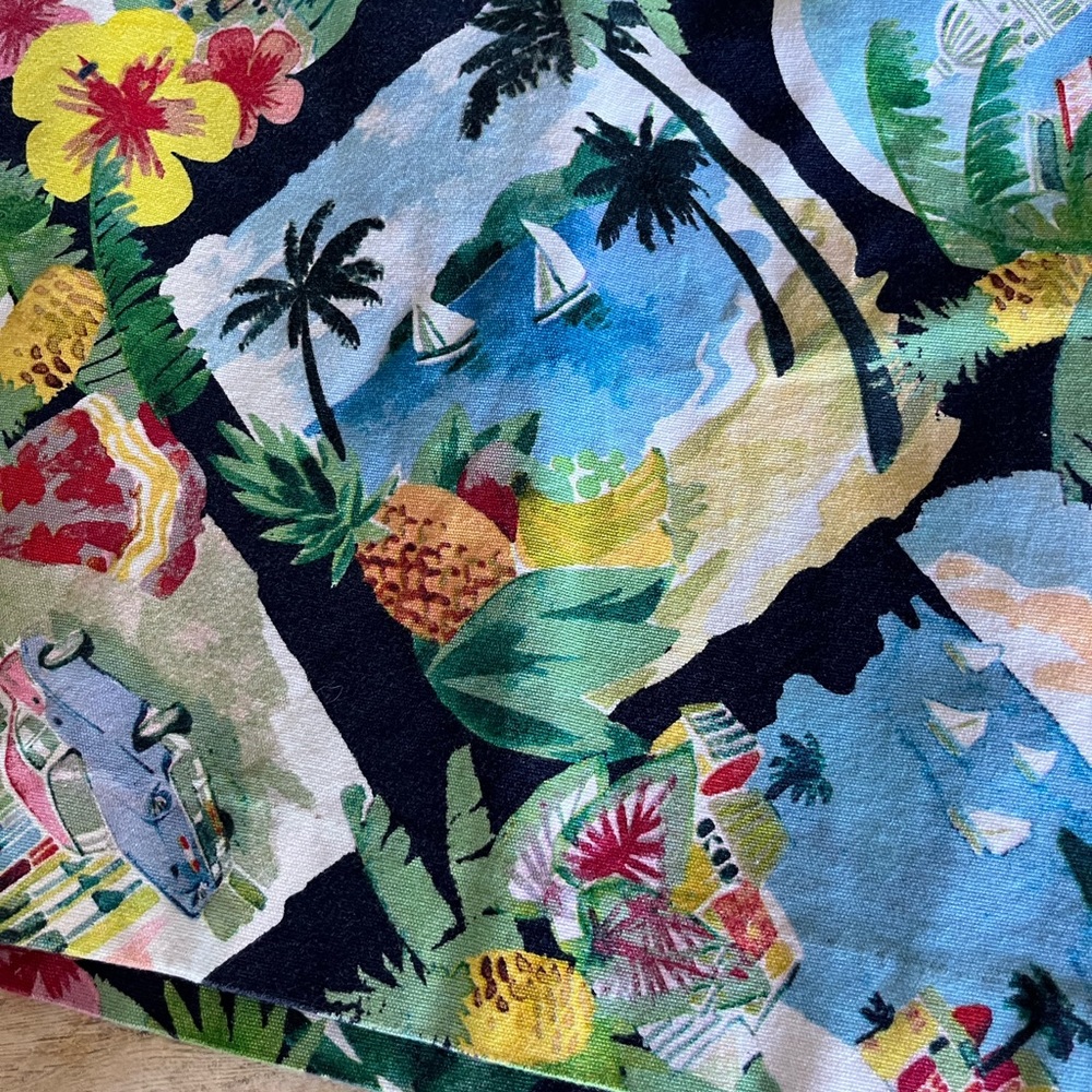 Talbot's Petites Preppy Tropical Flamingo Print Skirt Size 6P - Picture 4 of 11